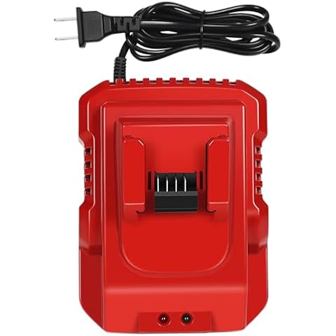 Rapid Battery Charger Station for Milwaukee M18 Charger Compatible with Milwaukee 18V Lithium Battery Cover
