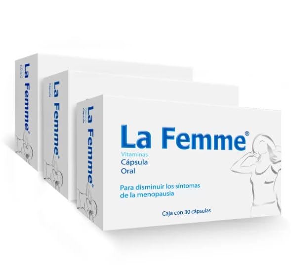 Salud, Music La Femme 3 cajas con 30 cápsulas c/u