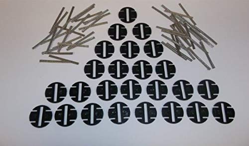 Greenhills Tinned Copper Braids x 50 & Braid Plates x 25 for Scalextric - New - G2070