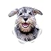 GLLXPZ 15 CM/20 CM/ 30 CM/ 40 CM 3D Sorridente Schnauzer Cane Sticke Adesivo per Auto Decalcomania Bagaglio Skateboard Laptop