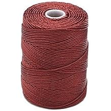 C-LON Bead Cord, Sienna - 0.5mm, 92 Yard Spool