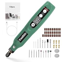 様々な軽作業に便利 コードレス多機能ミニルーター Amazon | ミニルーター リューター コンパクトルーター 5段変速 54PCS