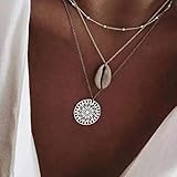 ✿Exquisiter Stil macht die Schichtkette zu einem charmanten Dekor für Sie in vielen Anlässen wie Abendpartys, wichtige Zeremonie und Freundesversammlung.