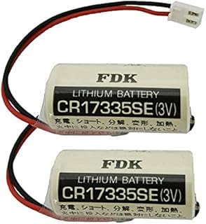 (2 Pack) CR17335SE 3V Battery for R13B060003 FDK CR17335SE/3V Epson Robot Controller RC Series Battery