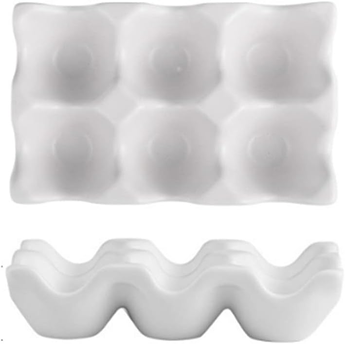 6 Grids Kitchen Egg Holder, Egg Storage Container, Reusable