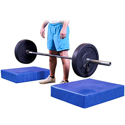 BotaBay 6Inch Barbell Crash Cushion Pads, Weightlifting Protector Falling Pads,Cushioned Foam Mat for Olympic Weightlifting One Pair