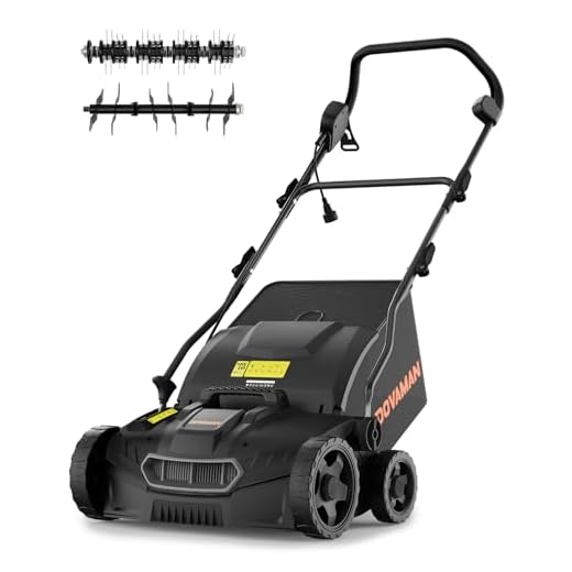 DOVAMAN DS16A 16-Inch Electric Dethatcher