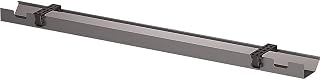 BISLEY Cito Kabelkanal für Schreibtisch B 1200 mm, Metall, 334 Anthrazitgrau, 1.5 x 10.5 x 0.7 cm