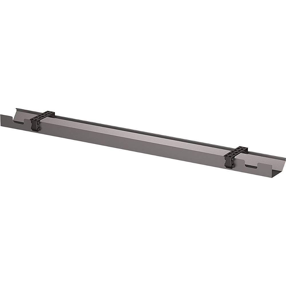 BISLEY Cito Kabelkanal für Schreibtisch B 1800 mm, Metall, 334 Anthrazitgrau, 1.5 x 16.5 x 0.7 cm