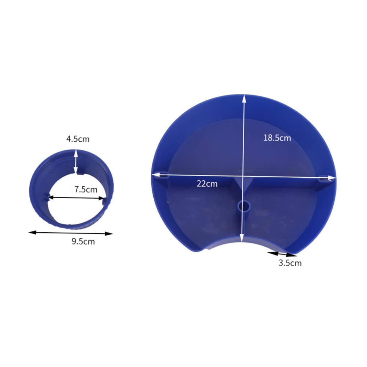 SOLUSTRE Unbreakable Plates Multiple Grids Tray Pp Plate Cup Buckle Ergonomic Design Easy to Hold Store