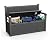 EasyUp 80 Gallon Storage Bench Waterproof and Lockable,Deck Box Outdoor Storage Furniture for Patio,Garden,and Porch – Perfect for Storing Garden Tools and Cushions(Black)