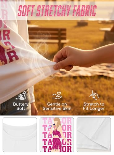 Image of Girl Country Music T-Shirt - Kids Singer Letters Graphic Birthday Shirts Gifts Fan Song Tour Concert Outfit Top