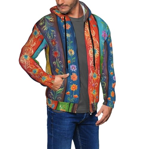 Sweat à capuche homme sweat-shirt automne hiver vêtement décontracté extensible imprimé