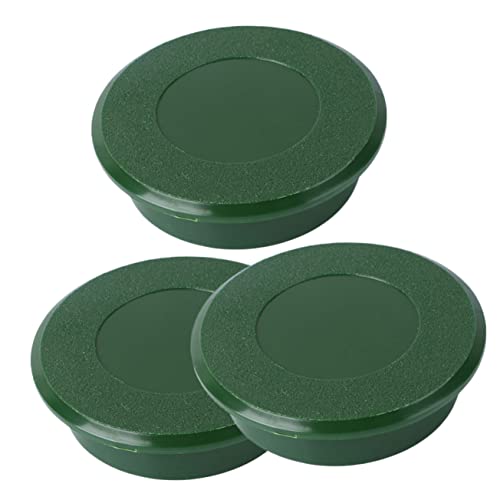 BCOATH 3pcs Golf Cup Cover Putting Hole Cover for Practice Easy Install Durable Plastic Golf Accessories