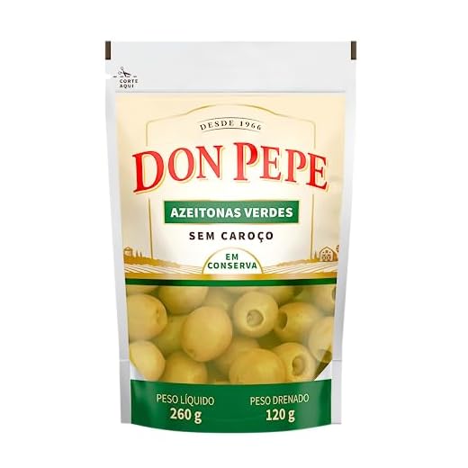 Azeitona Verde Média Sem Caroço "Don Pepe" Doy Pack