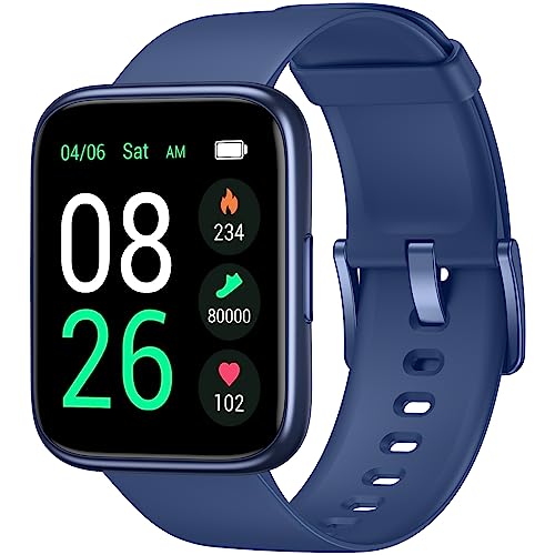 Tykoit TW2 Smart Watch, Fitness Tracker Watch With 45 Mm Touchscreen, Heart Rate Monitor, Blood Oxygen, Sleep Tracking Fitness Watch Ip68 Waterproof Smartwatch cover