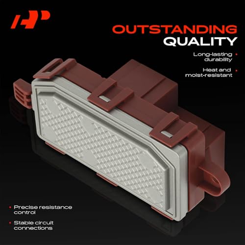Image of A-Premium Front HVAC Blower Motor Resistor Compatible with Ford & Lincoln | for Escape 2015-2019, MKC 2017-2019, C-Max 2016-2018