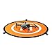 Produktbild Laifeng bewegliche Parken Schürze RC Drone Quadcopter Schnell-Fach Landing Pad Tarmac Parkplatz for DJI Mavic Pro/Phantom 04.03, Durchmesser 75cm (Orange + Blau) (Color : Color1)