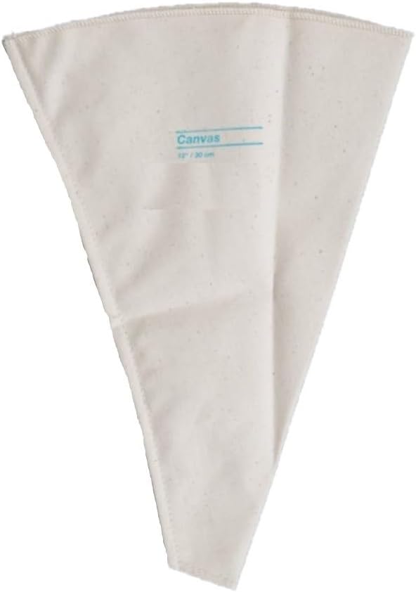 Soro Essentials- 24” Canvas Pastry Bag- Baking Piping Bag Piping Bag for Decoration Pastry Cake Decorating Baking Tools for Cupcakes Cakes Cookies Reusable Piping Icing Bag
