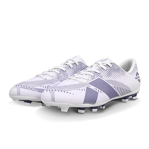 Image of Nivia Arctic Football Studs for Men, Lightweight TPU Skin Upper, Die‑Cut EVA Sockliner, Dual Color TPU Studded Sole, Ideal for Training & Match Cleats