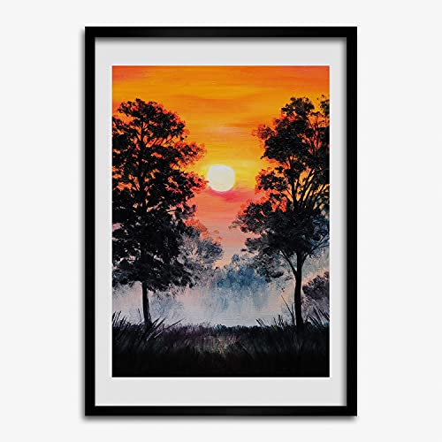 Cadre en bois 50x70 cm Tulup avec impression haute définition