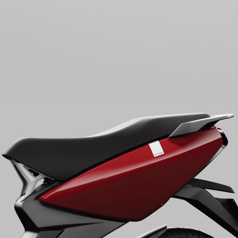 Image of ATHER 450 X 126 KM IDC Range with Ather Stack Pro in True Red - Ex-Showroom
