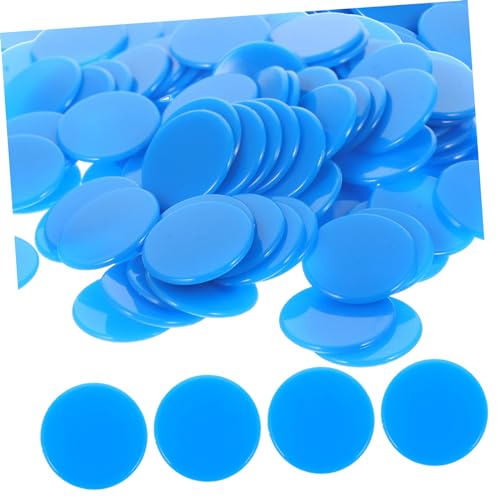 Hemoton 100Pcs Bingo Chips Double Sided Counting Markers for Games Educational Use and Parties Smooth Surface for Sorting and Grouping Activities