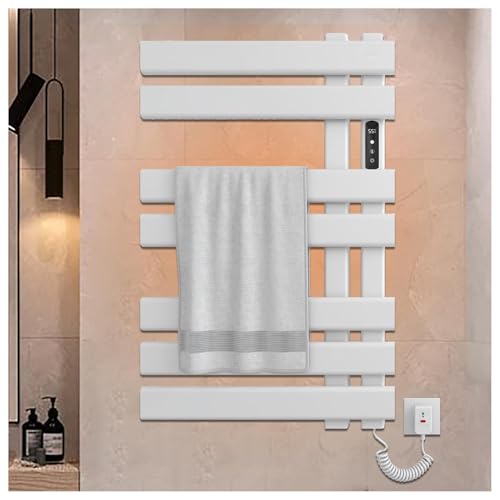 Toallero con Calefacción de Pared Negro con Control de Temperatura Constante de Alta Gama 2