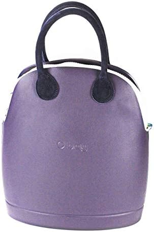 OBAG BORSA SHOPPING VERTICALE IN EVA MANICI IN NABUK SACCA COLORATA ASPORTABULE