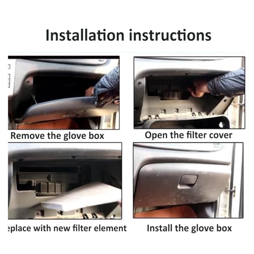 Filtre à charbon actif climatisation voiture Golf MK5 Rabbit - 7
