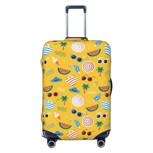 Summer Glasses Bag Luggage Cover Protector Anti-Scratch Washable Fits 18-32 Inch Luggage-X-Large - Main Image