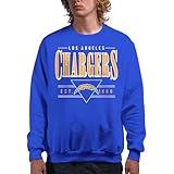 Junk Food Men's Standard x NFL-Established Retro-Officially Licensed Adult Crew Fleece Women, Royal Blue