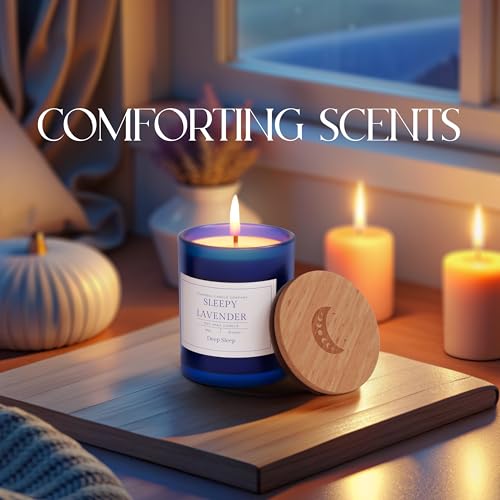 Ethereal Deluxe Candles Gifts for Women & Men – Lavender & Chamomile Scented Candles Gift Set for Relaxation, Relaxation/Birthday/Christmas Gifts for Women & Men. - Image 4