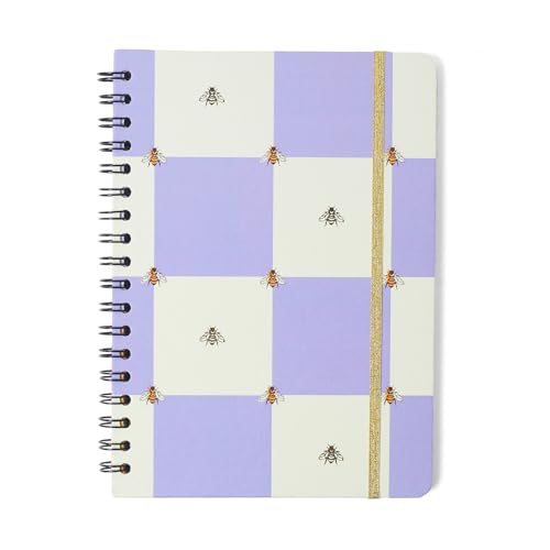 Caderno Espiral Melissa Pautado 17X24 Casa Das Abelhas Lilás 80 Fls, Cicero