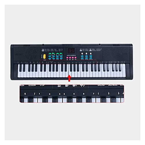 Clavier Piano 61 Touches Musique Numérique Clavier Électronique Piano Électrique avec Microphone D’écran D’affichage… - Les Beatles, Paul McCartney, John Lennon, RIngo Starr, George Harrison Clavier Piano 61 Touches Musique Numérique Clavier Électronique Piano Électrique avec Microphone D'écran D'affichage… – Image 6