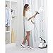 SALAV X3 Commercial Full-Sized Garment Steamer with Foot Pedals and Extra Large 3L Water Tank, 1800 watts… (White)