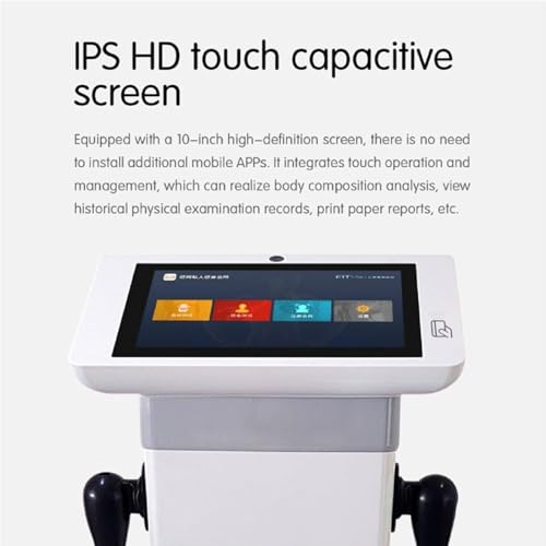 Analizzatore di composizione corporea, bilancia digitale con display LCD, misura grasso corporeo e muscoli, tiene traccia dell'altezza e del peso