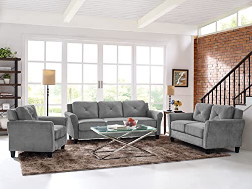 Lifestyle Solutions Harrington Sofa In Grey, Dark Grey #TOP1
