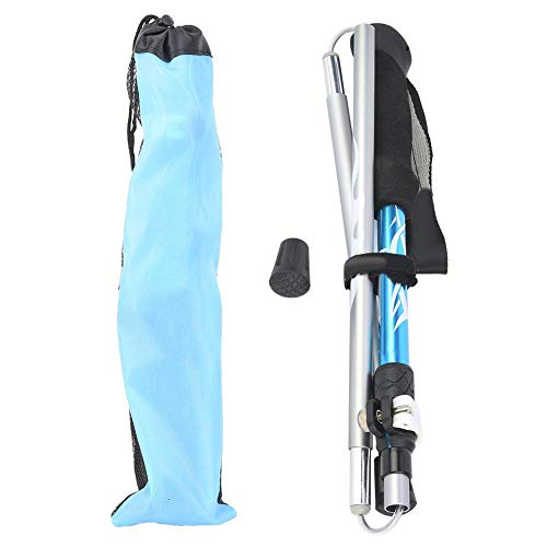 Tihebeyan Aluminium Alloy Hiking Stick Ultralight Walking Stick for Hiking Trekking and Mountaineering
