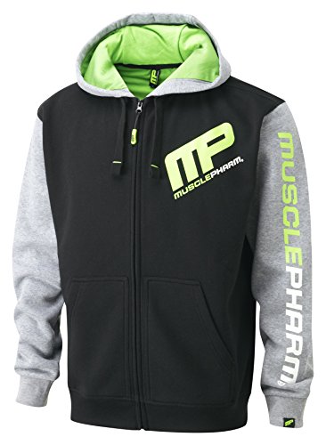 Muscle Pharm, Felpa con cappuccio e cerniera Uomo