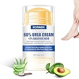 Crema Hidratante para Pies, Urea 60, Repara e Hidrata los Pies Secos y Agrietados, Exfoliating Moisturizing Foot Ointment,...