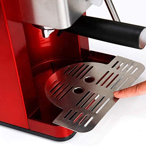 5Bar Home Kaffeemaschine, halbautomatische Kaffeemaschine Office Home Kleine Espressomaschine Milchschaum (Rot) – Bild 6