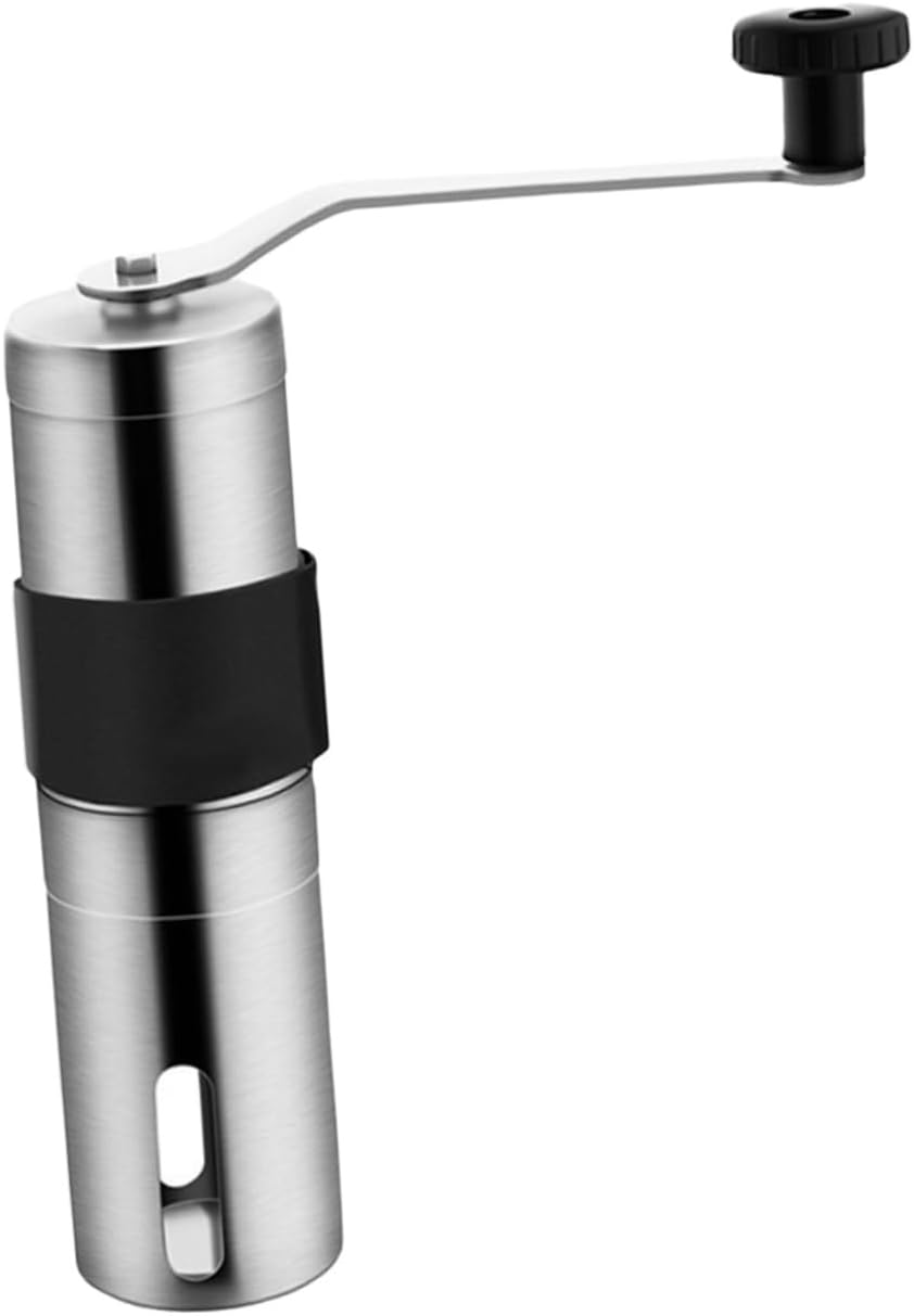 Garneck Manual Coffee Grinder with Burr Hand Mill for Coffee Beans Adjustable Grind Settings for Espresso Drip and Cold Brew Easy to Clean and Assemble
