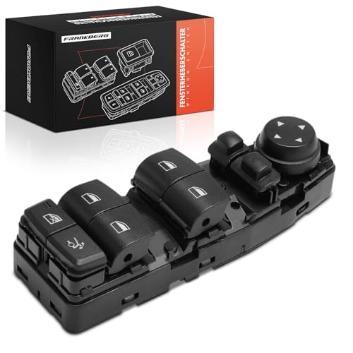 Frankberg Fensterheberschalter Steuerschalter Vorne Links 6-polig Kompatibel mit 3 Gran Turismo F34 318 320 325 328 330 335 340 Replace# 61319268736
