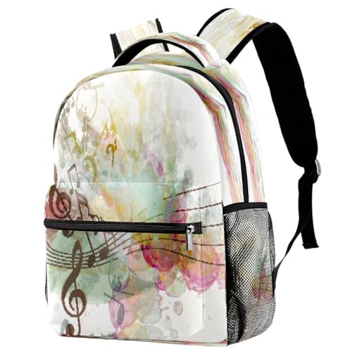 Sac à dos d'école 29.4x20x40cm imprimé multicolore pour adolescents et femmes