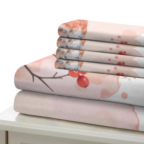 Parure de lit oiseau 200x200 cm avec housse de couette en microfibre - 7