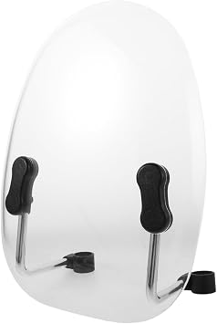Zerodeko Front Mounted Windshield for Electric Scooters Durable Friendly Deflector Easy Installation for Enhanced Riding Comfort and Safety Young Riders