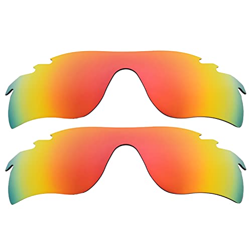 Verres polarisés Oakleys Radarlock Path ventilés rouge de rechange pour le cyclisme