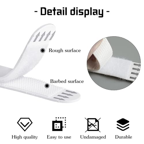 Image of 24-Pairs Large Picture Hanging Strips Heavy Duty, 48 Strips Sticky Picture Hangers for Walls,Hanging Pictures Without Nail,Damage Free No Nails Refill Adhesive Poster Strips for Frame Mounting Strips