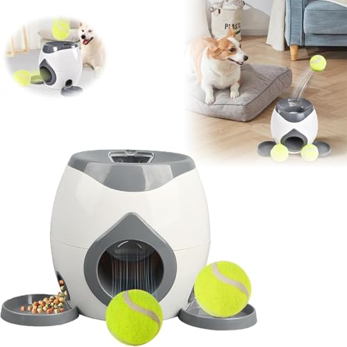 Automatic Dog Ball Launcher, 2025 New Rechargeable Tennis Ball Th...